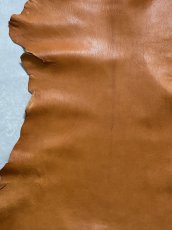 画像6: ヌメゴートシュリンク　キャメル　山羊革　レザークラフト (6)