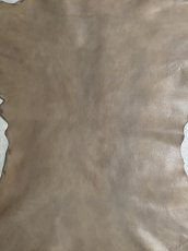 画像2: アッシュゴート　グレー　山羊革　レザークラフト (2)