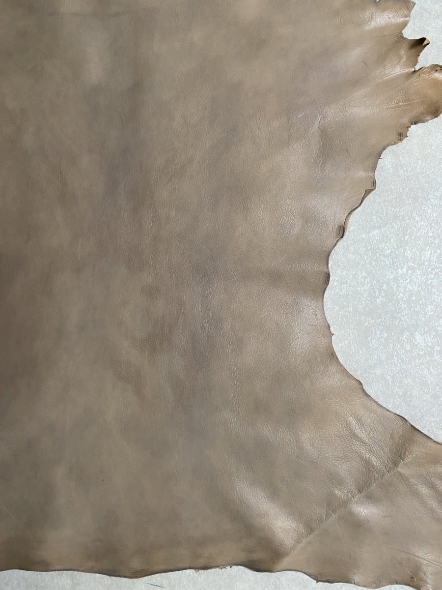 画像5: アッシュゴート　グレー　山羊革　レザークラフト (5)