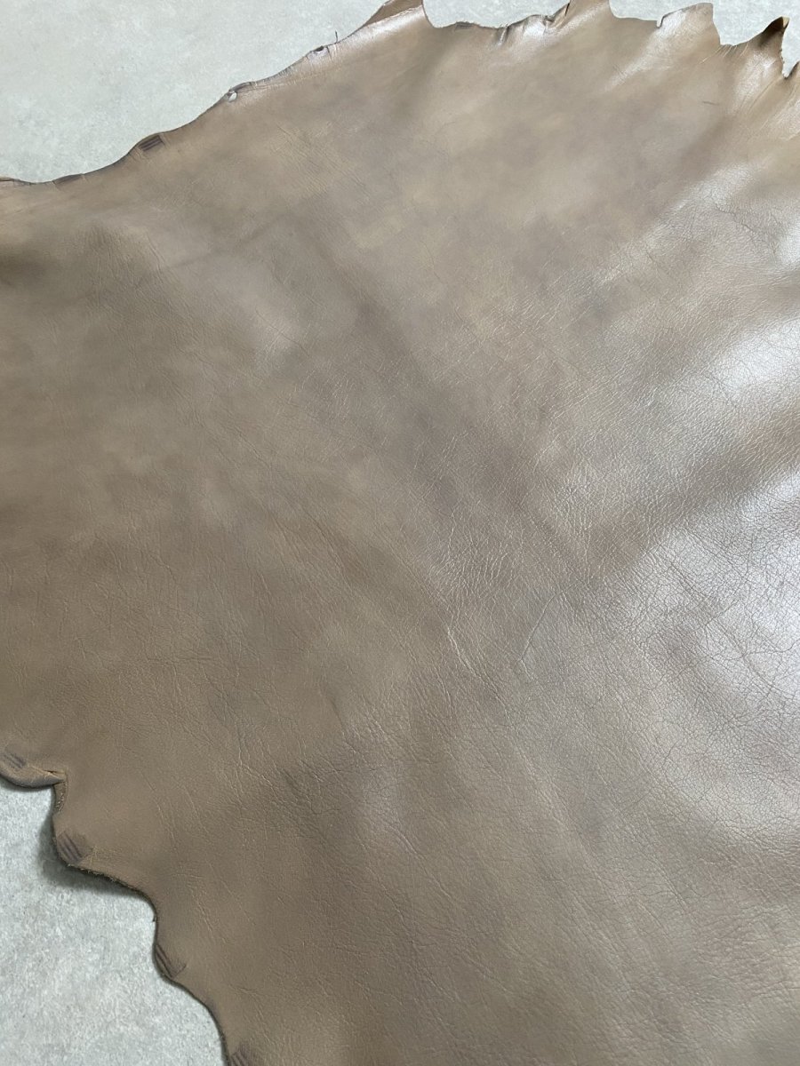 画像6: アッシュゴート　グレー　山羊革　レザークラフト (6)