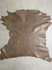 画像1: アッシュゴート　グレー　山羊革　レザークラフト (1)