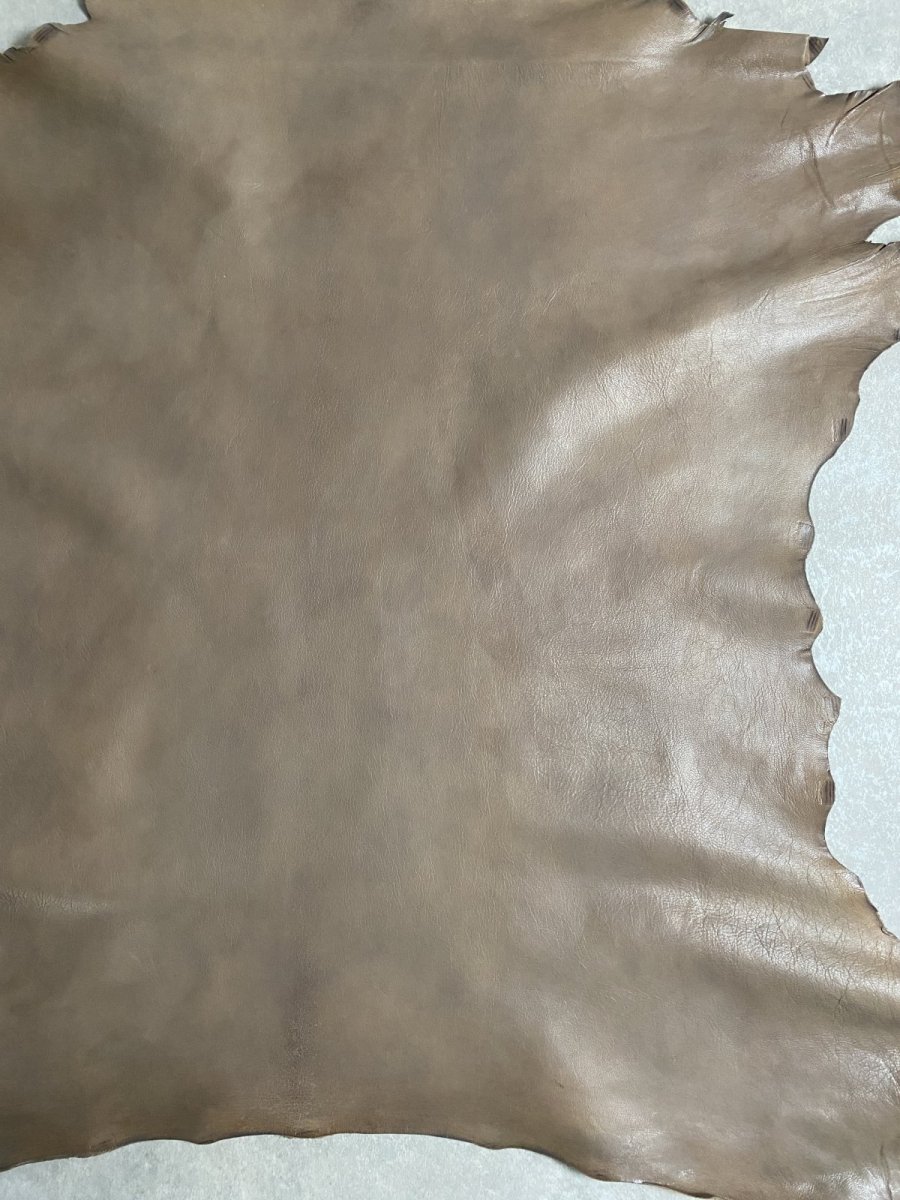 画像6: アッシュゴート　グレー　山羊革　レザークラフト (6)