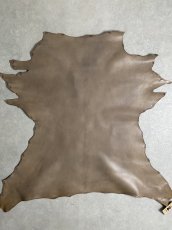 画像1: アッシュゴート　グレー　山羊革　レザークラフト (1)