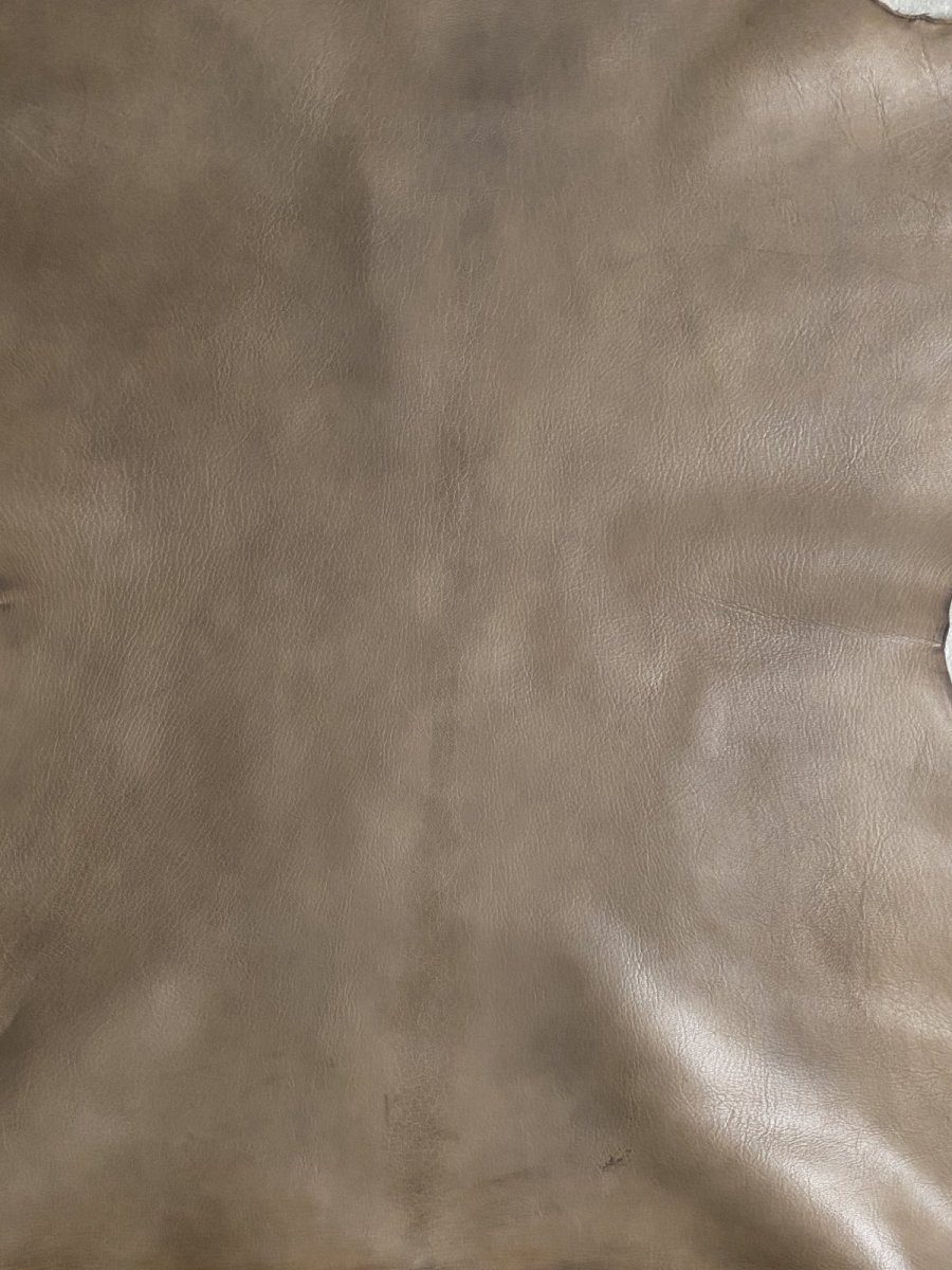 画像2: アッシュゴート　グレー　山羊革　レザークラフト (2)