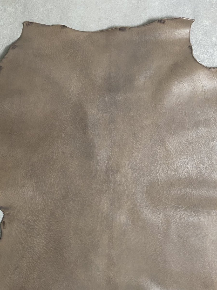 画像3: アッシュゴート　グレー　山羊革　レザークラフト (3)