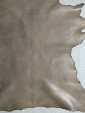 画像5: アッシュゴート　グレー　山羊革　レザークラフト (5)