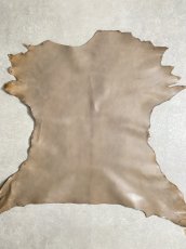 画像1: アッシュゴート　グレー　山羊革　レザークラフト (1)