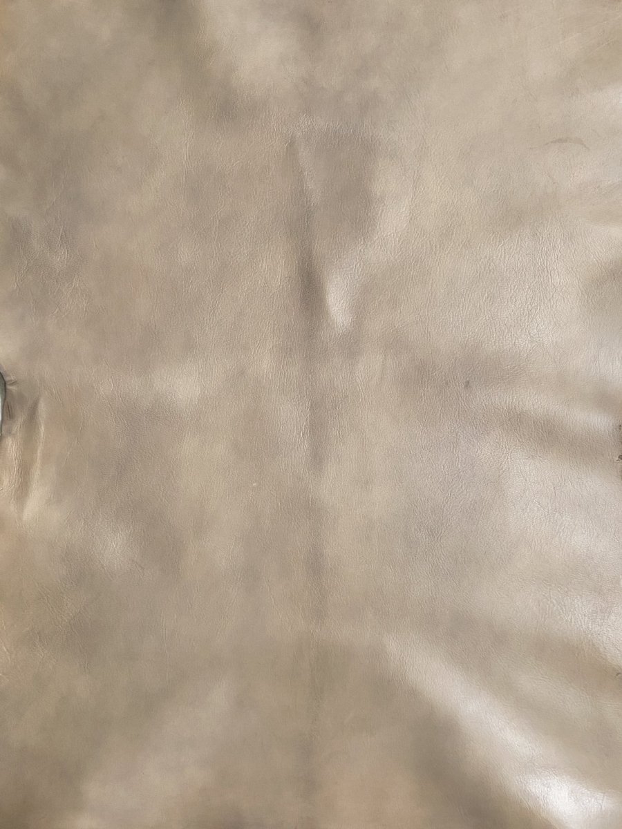 画像2: アッシュゴート　グレー　山羊革　レザークラフト (2)