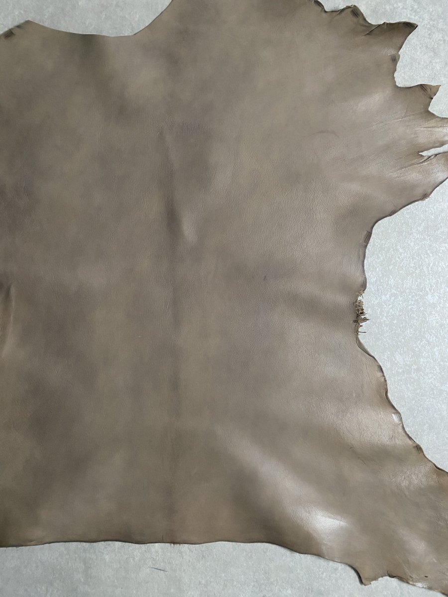 画像6: アッシュゴート　グレー　山羊革　レザークラフト (6)