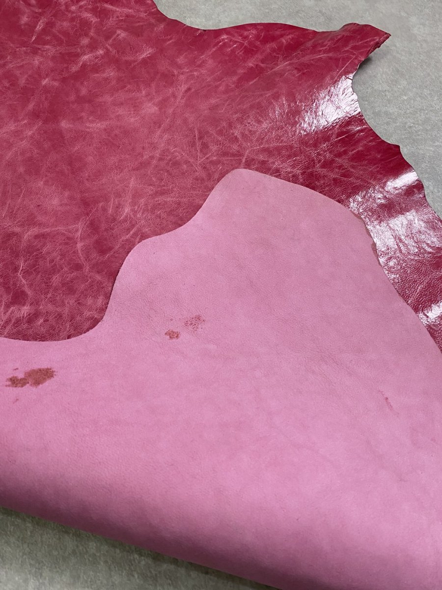 画像8: ゴート革　スピリッツ　ピンク　山羊革　レザー (8)