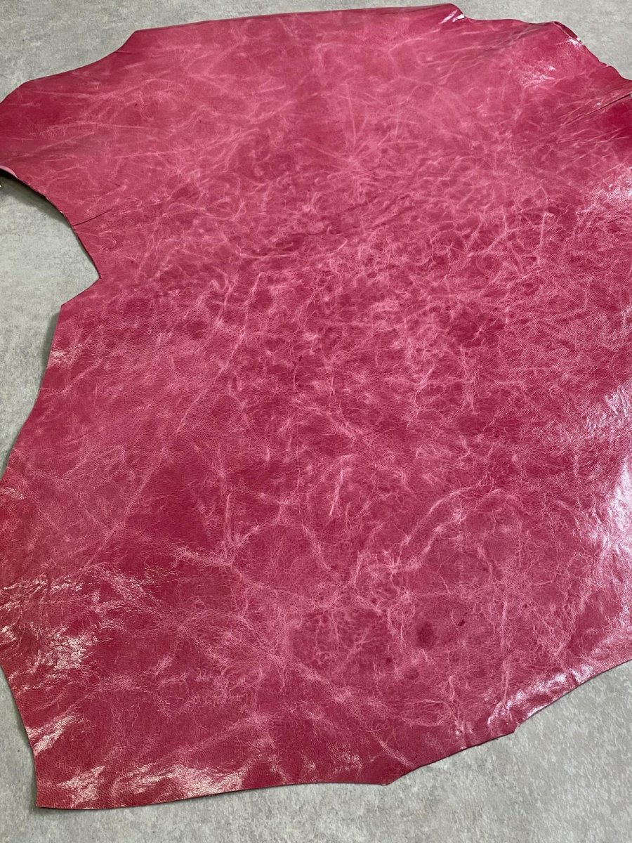 画像6: ゴート革　スピリッツ　ピンク　山羊革　レザー (6)