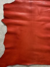 画像7: ゴート革　丸シボ　レッド　山羊革　レザー (7)