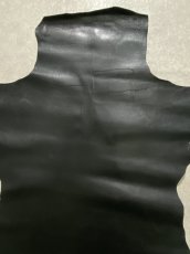 画像5: ゴート革　丸シボ　ブラック　山羊革　レザー (5)