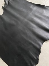 画像3: ゴート革　丸シボ　ブラック　山羊革　レザー (3)