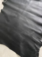 画像4: ゴート革　丸シボ　ブラック　山羊革　レザー (4)