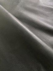 画像2: ゴート革　丸シボ　ブラック　山羊革　レザー (2)