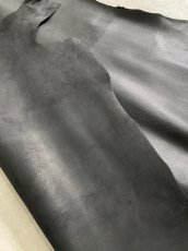 画像7: ゴート革　丸シボ　ブラック　山羊革　レザー (7)