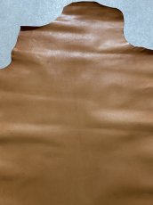 画像5: ゴート革　丸シボ　キャメル　山羊革　レザー (5)