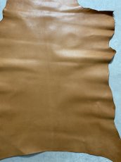 画像7: ゴート革　丸シボ　キャメル　山羊革　レザー (7)