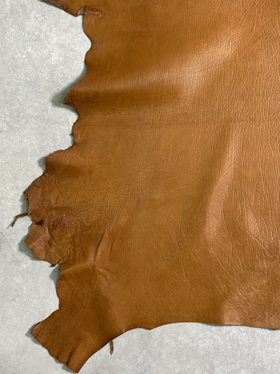 画像4: ゴート革　ヴァガルア　キャメル　山羊革　レザー (4)