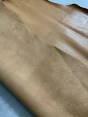 画像9: ゴート革　丸シボ　キャメル　山羊革　レザー (9)