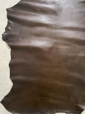 画像7: ゴート革　丸シボ　こげ茶　山羊革　レザー (7)