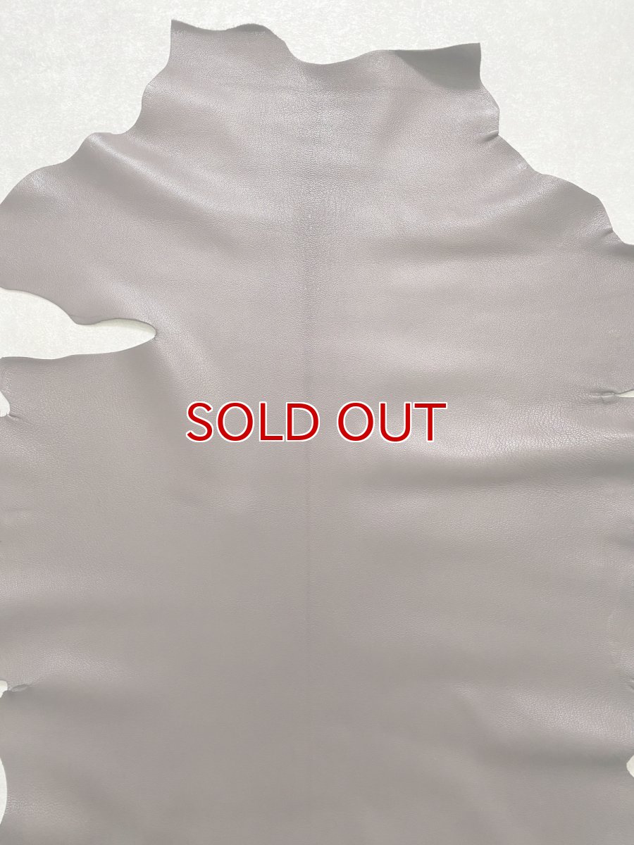 画像2: ゴート革　ソフラン　チョコ　山羊革　レザークラフト (2)