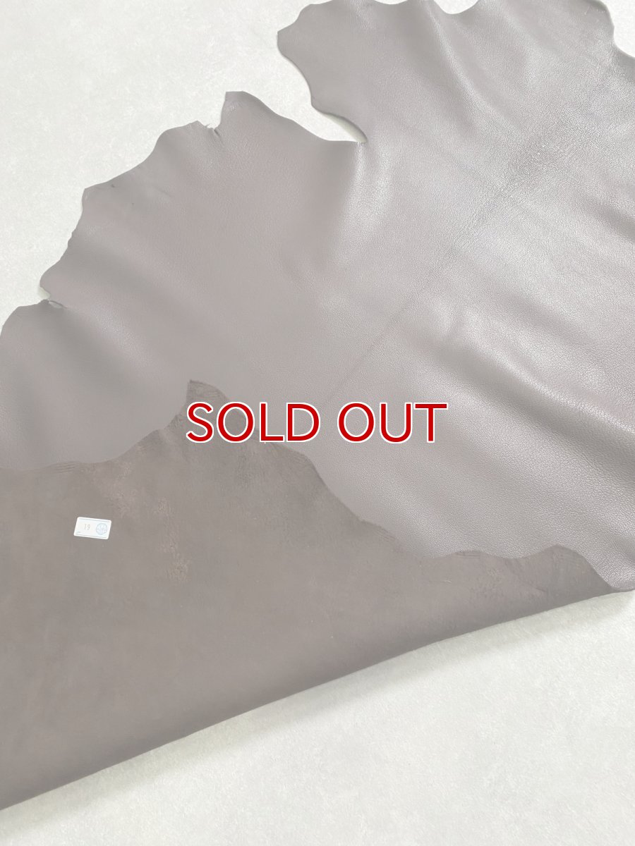 画像8: ゴート革　ソフラン　チョコ　山羊革　レザークラフト (8)