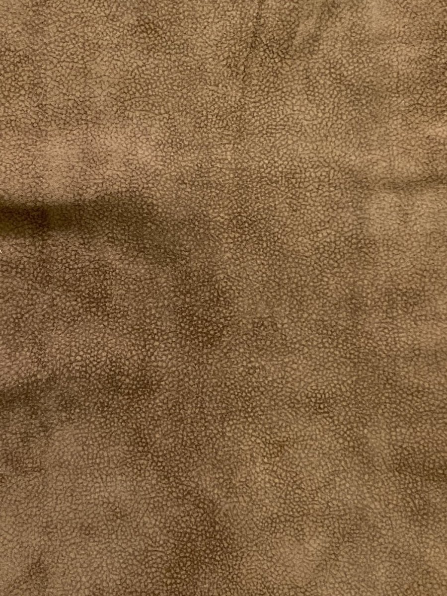 画像2: ゴート革　スウェード型押し　こげ茶　山羊革　 (2)