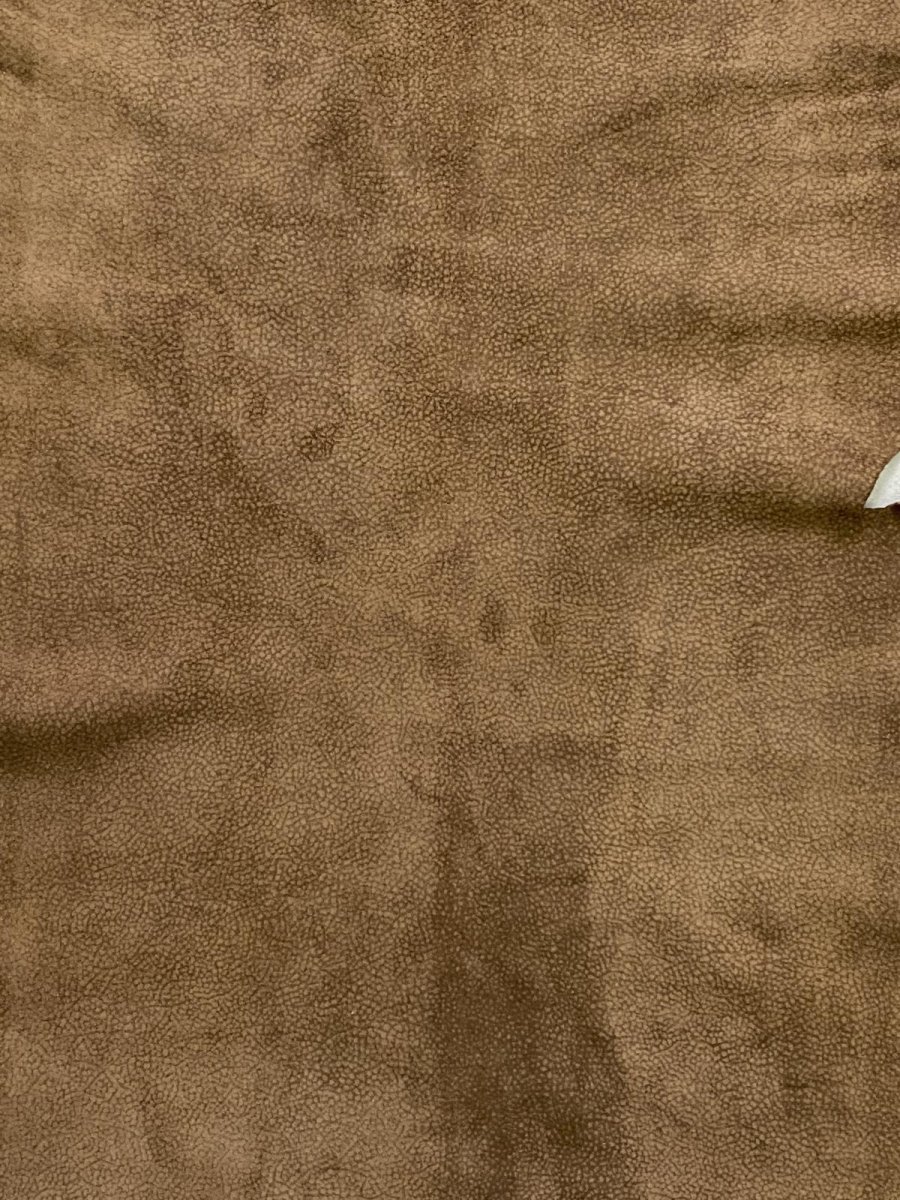 画像4: ゴート革　スウェード型押し　こげ茶　山羊革　 (4)