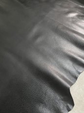 画像7: ゴート革　丸シボ　ブラック　山羊革　レザー (7)