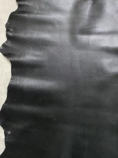 画像4: ゴート革　丸シボ　ブラック　山羊革　レザー (4)