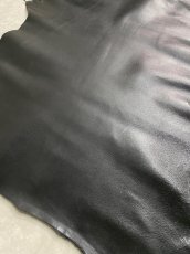 画像7: ゴート革　丸シボ　ブラック　山羊革　レザー (7)