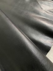 画像8: ゴート革　丸シボ　ブラック　山羊革　レザー (8)