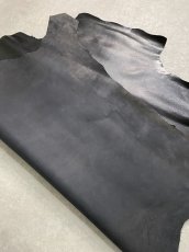 画像9: ゴート革　丸シボ　ブラック　山羊革　レザー (9)