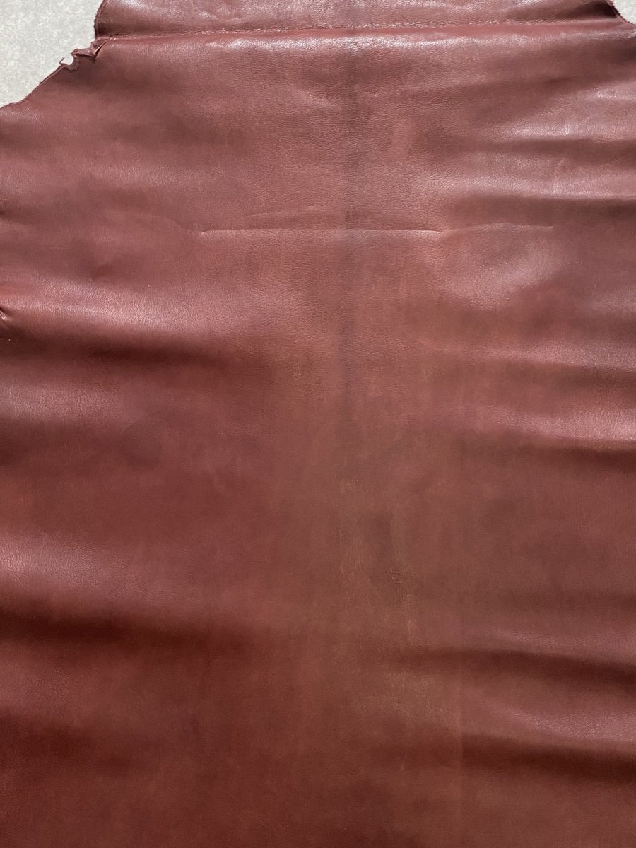 画像4: アッシュゴート　ワイン　山羊革　レザークラフト (4)