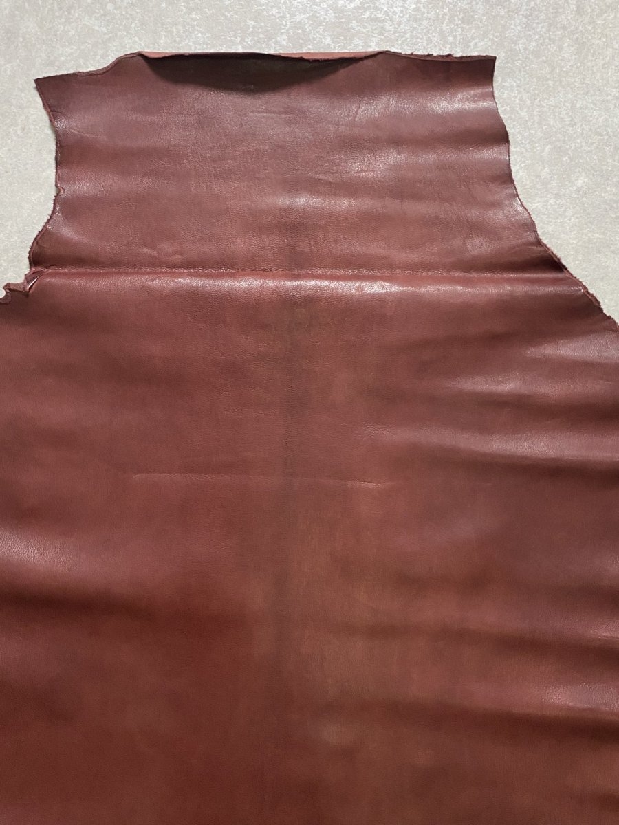 画像5: アッシュゴート　ワイン　山羊革　レザークラフト (5)