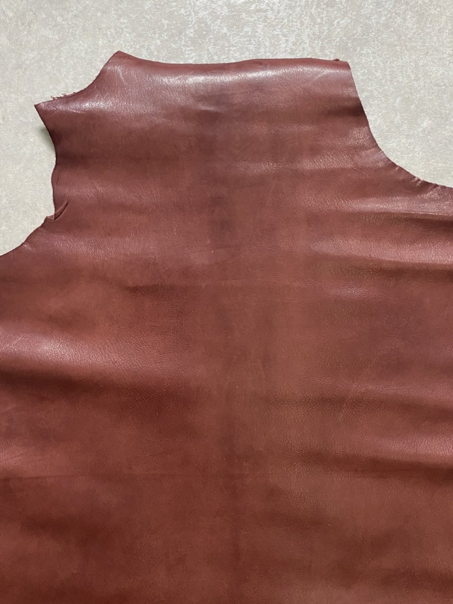 画像5: アッシュゴート　ワイン　山羊革　レザークラフト (5)