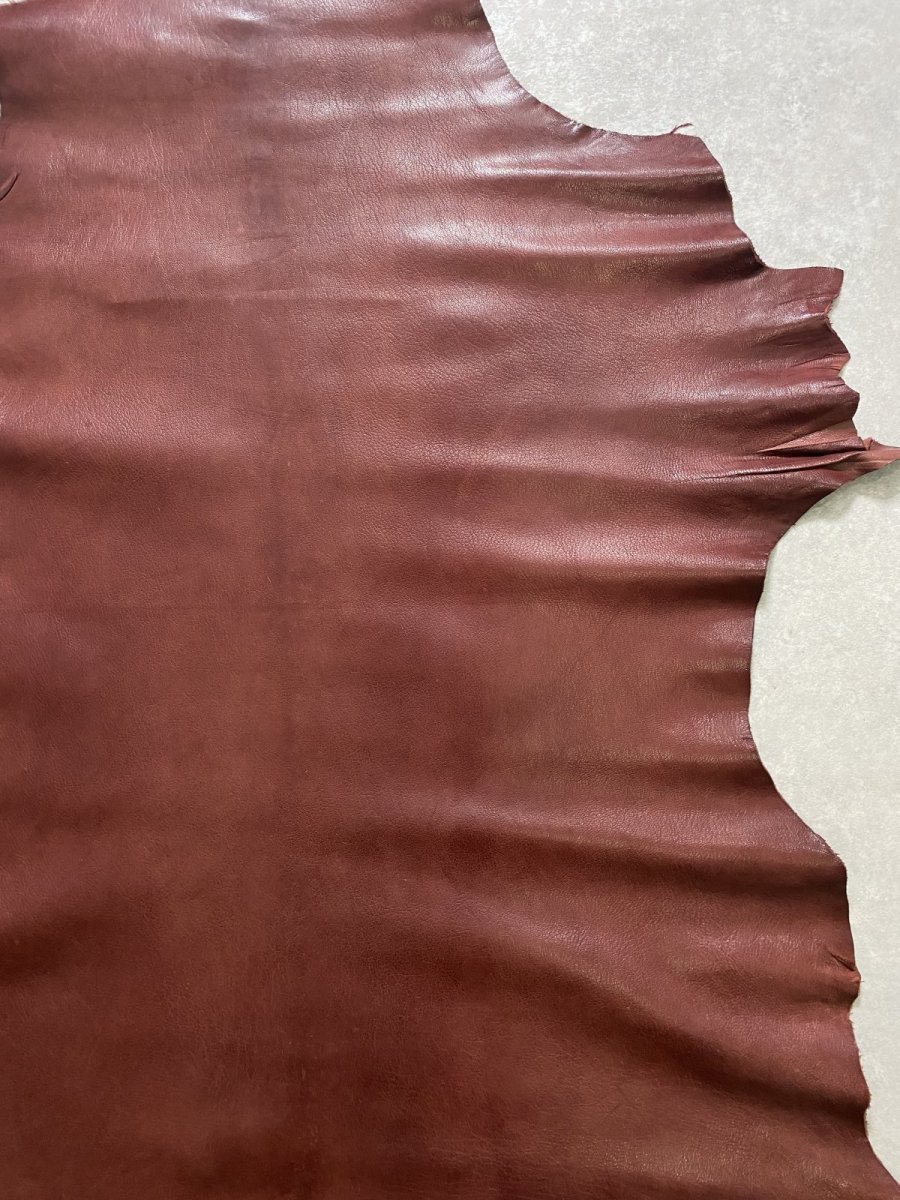 画像7: アッシュゴート　ワイン　山羊革　レザークラフト (7)