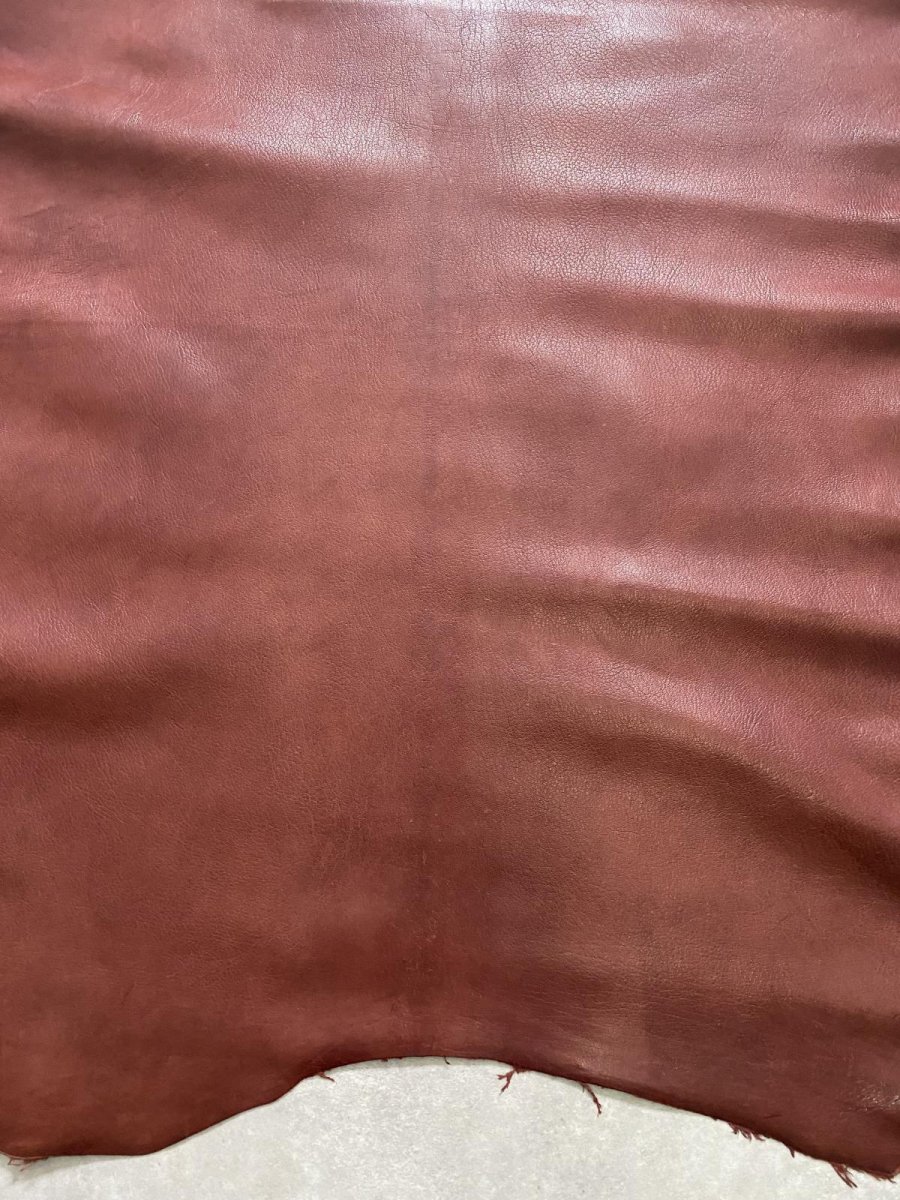 画像8: アッシュゴート　ワイン　山羊革　レザークラフト (8)