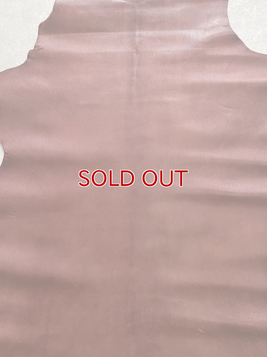 画像4: アッシュゴート　ワイン　山羊革　レザークラフト (4)