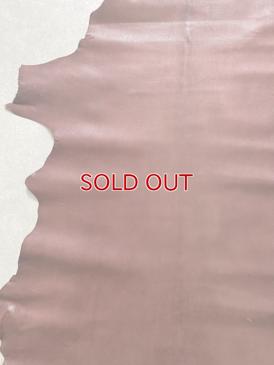 画像5: アッシュゴート　ワイン　山羊革　レザークラフト (5)