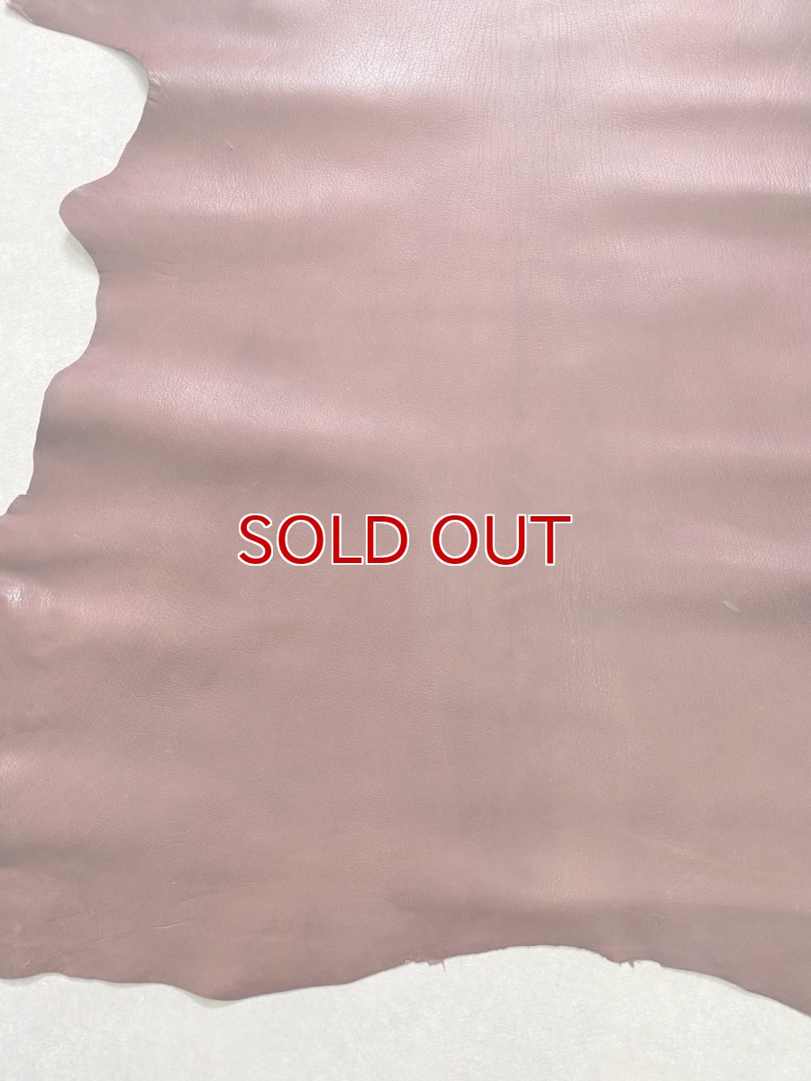 画像7: アッシュゴート　ワイン　山羊革　レザークラフト (7)