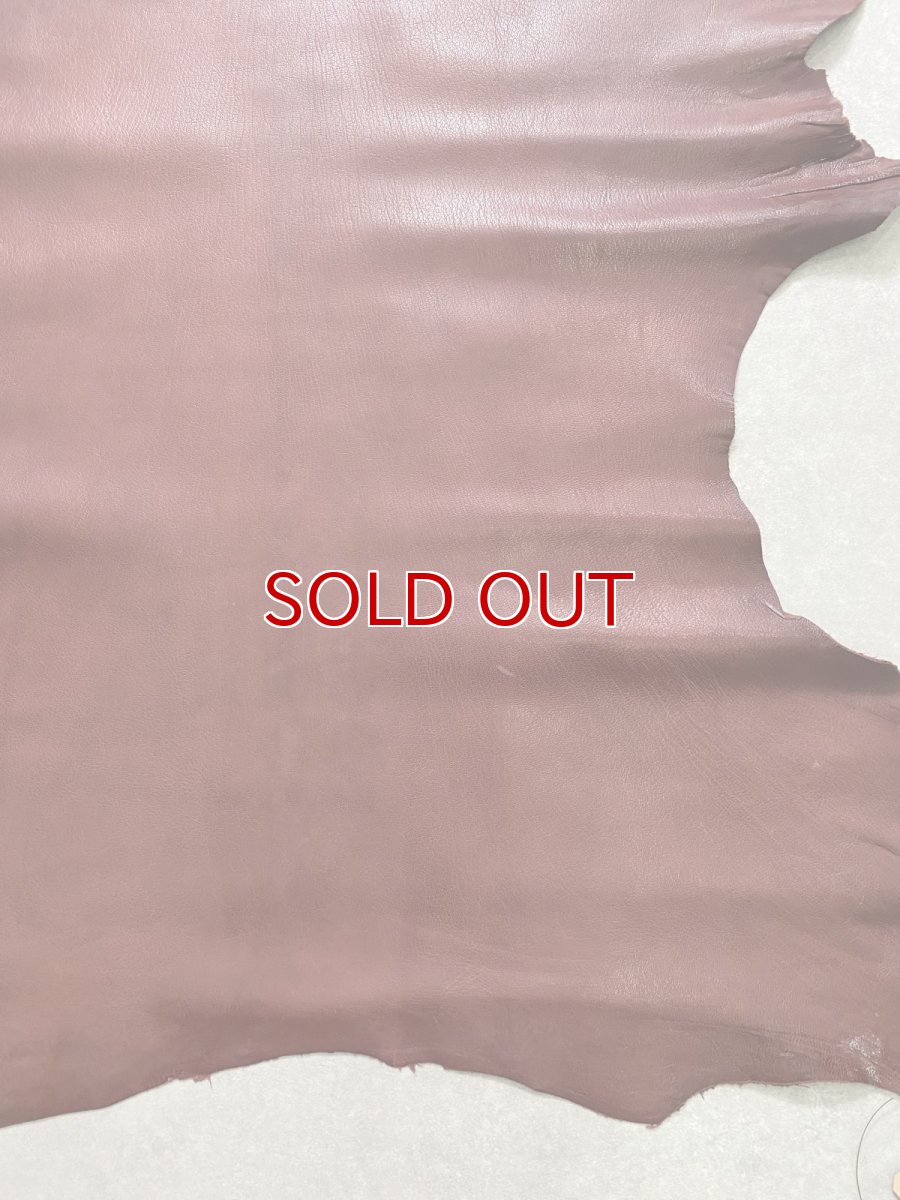 画像8: アッシュゴート　ワイン　山羊革　レザークラフト (8)