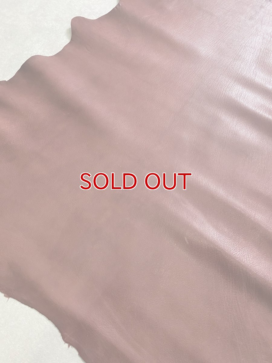 画像3: アッシュゴート　ワイン　山羊革　レザークラフト (3)