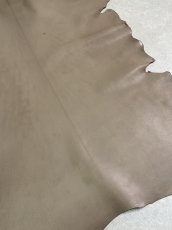 画像4: ゴート革　ソフラン　グレー 　山羊革　レザークラフト (4)