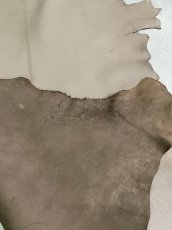 画像8: ゴート革　ソフラン　グレー 　山羊革　レザークラフト (8)