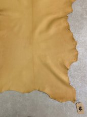 画像7: ゴート革　ソフラン　キャメル　山羊革　レザークラフト (7)