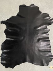 画像1: ゴート革　ブラック　山羊革　レザー (1)