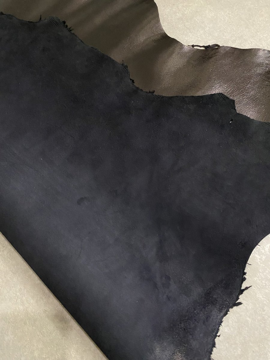 画像7: ゴート革　ブラック　山羊革　レザー (7)